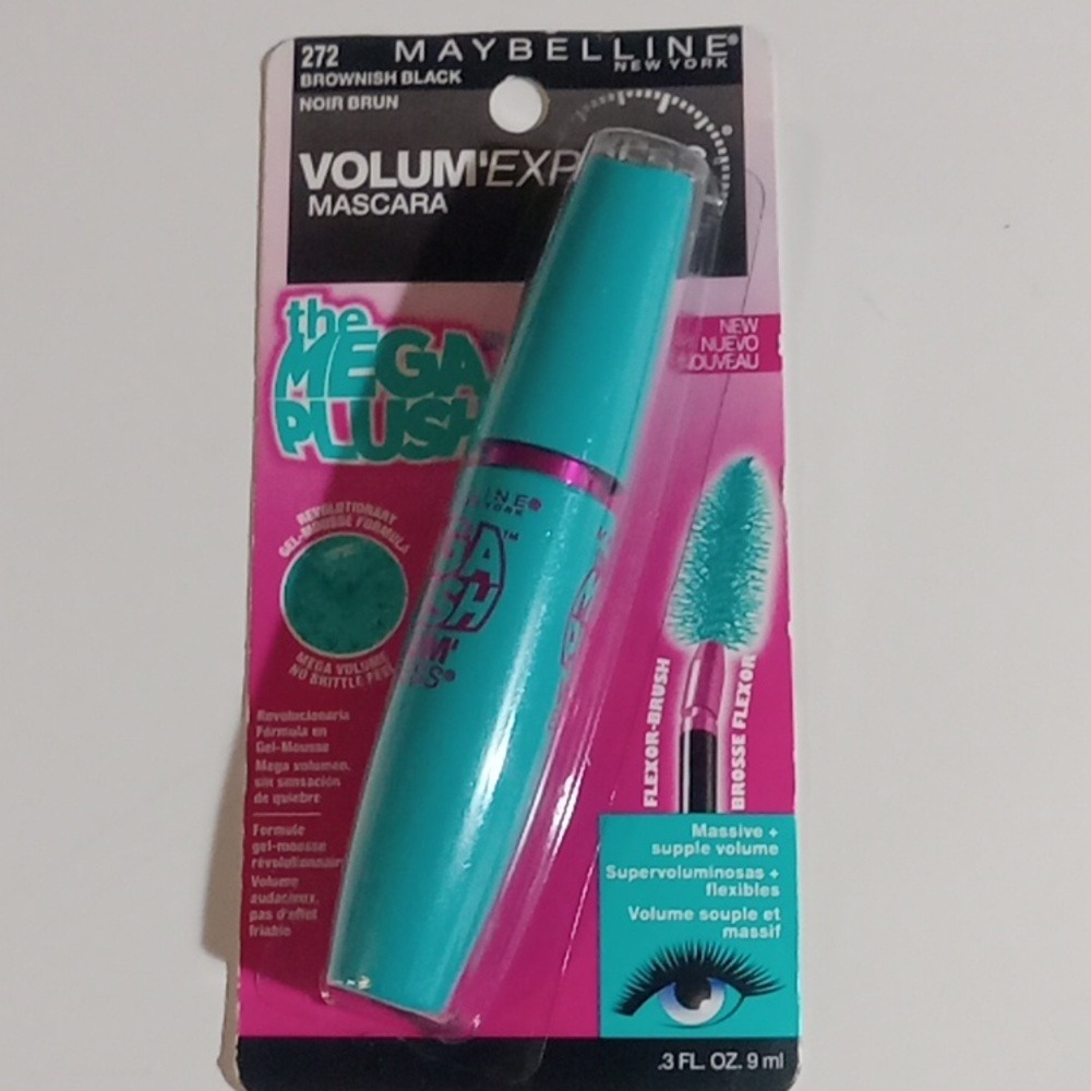 Brownish Black Volum'Express Mascara Maybelline NWT